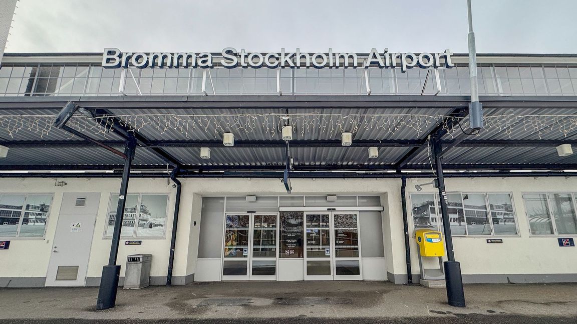 Bromma flygplats. Foto: Jonas Ektrömer/TT