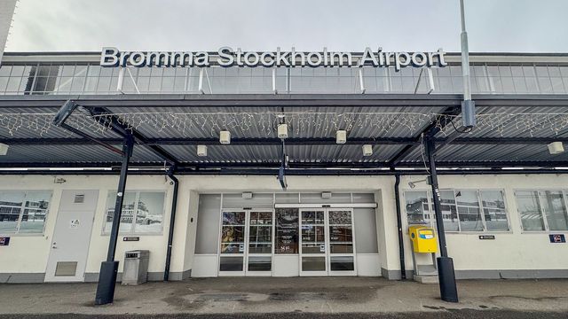 Bromma flygplats. Foto: Jonas Ektrömer/TT