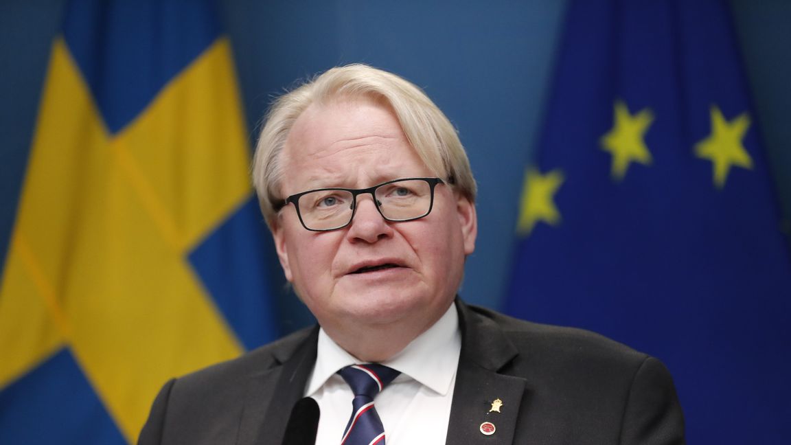 Sveriges försvarsminister Peter Hultqvist. Foto: Christine Olsson / TT