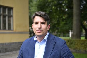 Jonas Nygren (S), vd för Socialdemokraternas lotteribolag Kombispel. Bild tagen i samband med att han tillträdde i september. Jakob Åkersten Brodén/TT
