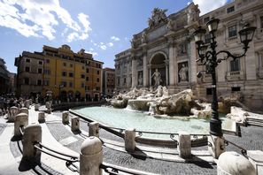 Arkivbild på Trevifontänen, på italienska Fontana di Trevi, i centrala Rom. Foto: Cecilia Fabiano/AP/TT