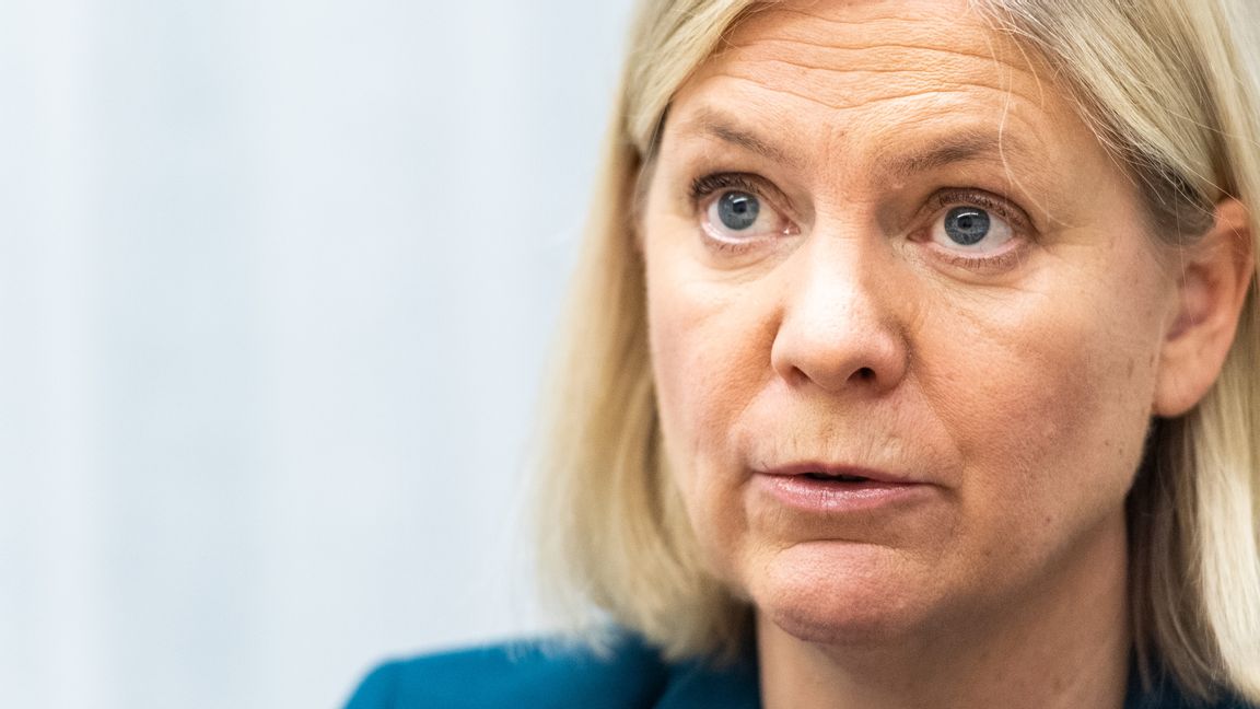 Finansminister Magdalena Andersson (S) får kritik för att inte leva som hon lär. 	Foto: Amir Nabizadeh/TT