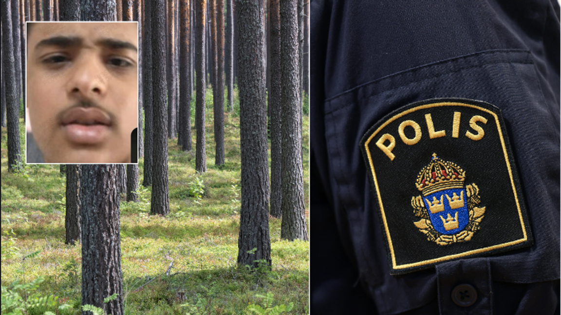 Det var 14-årige Layth som hittades död i en sopsäck i ett skogsområde i Bro. Foto: Fredrik Sandberg/TT/Johan Nilsson//TT/Missing People