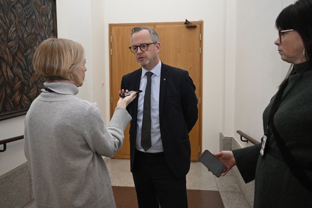 Socialdemokraternas ekonomiskpolitiska talesperson Mikael Damberg. Jessica Gow/TT