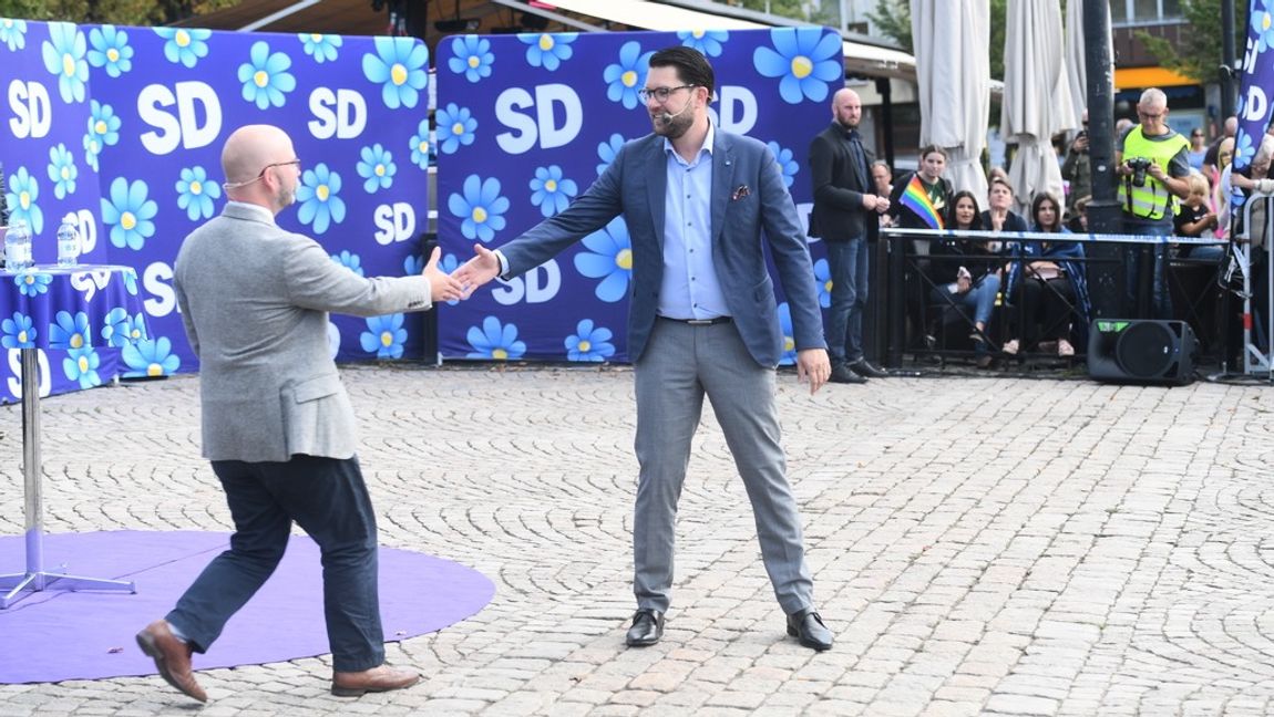 Med sin nya strategi har SD tagit ett stort steg framåt politiskt och omvärderat mycket av EU. Foto: Fredrik Sandberg/TT