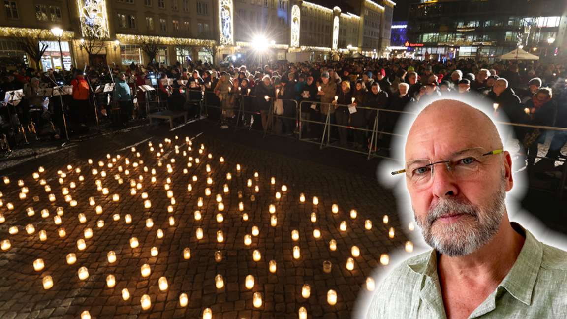 På julmarknaden i Magdeburg 2024 dödades 6 och över 300 skadades när en man körde in en SUV i folkmassan. Foto: Jan Woitas / TT