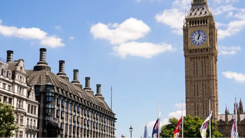 Genrebild, Parlamentsbyggnaden i London. Brittisk säkerhetstjänst varnar för att Iran utgör det största hotet mot enskilda personer i landet. Foto: Alberto Pezzali/AP/TT