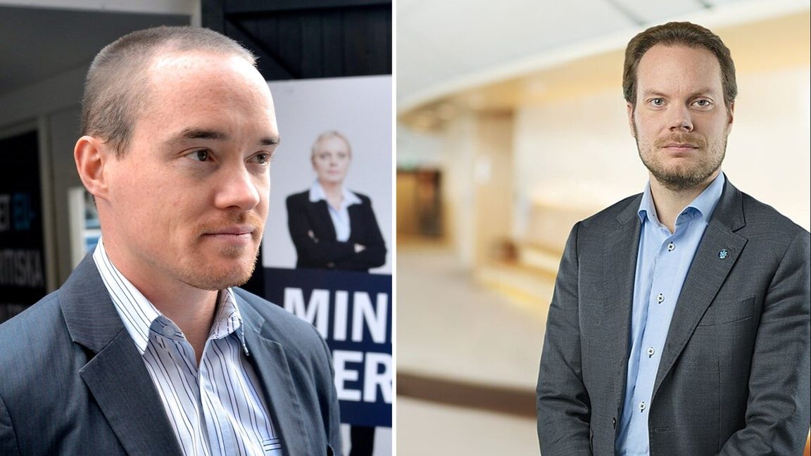 Kent Ekeroth och Martin Kinnunen (SD). Foto: Frankie Fouganthin/CC BY 3.0, Landstingshuset/CC BY 4.0