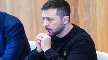 Ukrainas president Volodymyr Zelenskyj vid Nordiska rådet på Island i oktober 2024. Foto: Lise Åserud/NTB/TT