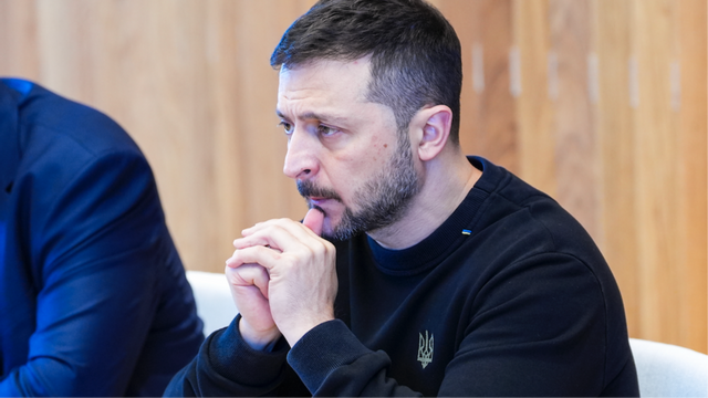 Ukrainas president Volodymyr Zelenskyj vid Nordiska rådet på Island i oktober 2024. Foto: Lise Åserud/NTB/TT