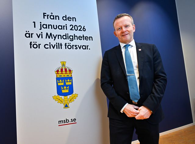 Mikael Frisell är generaldirektör för det som från den 1 januari heter Myndigheten för civilt försvar. Foto: Jonas Ekströmer/TT