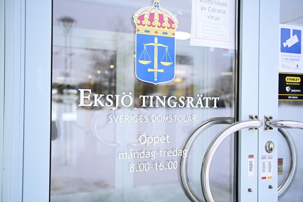 Eksjö tingsrätt.
Foto: Mikael Fritzon/TT.