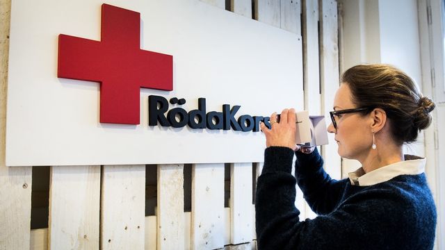 Röda korset vill skapa förståelse för krigets lagar. Foto: Marcus Ericsson/TT