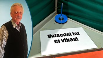 Förtidsröstningen till EU-valet har redan kommit igång. Foto: Janerik Henriksson/TT