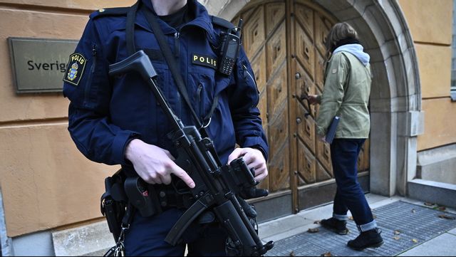 Terrorrättegången har börjat i Stockholms tingsrätt. Foto: Jonas Ekströmer/TT