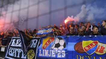 Derbyt mellan AIK och Djurgården pausas.  Oscar Olsson/TT