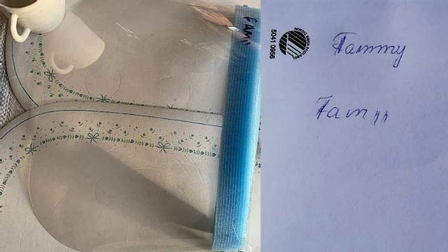 Bland bevisen mot Fhmi fanns material han lämnat kvar på brottsplatsen samt en anteckning med hans namn som offret gjort efter ett tidigare närmande. Bild: FUP
