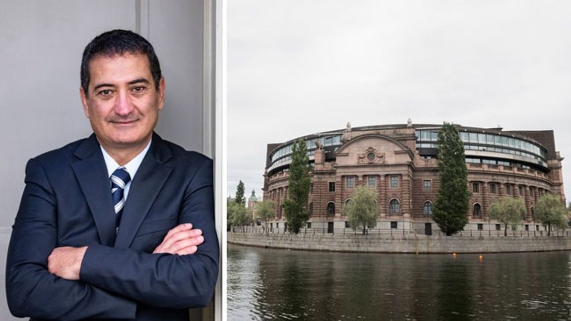 Sameh Egyptson. Foto: Johan Nilsson/TT/Vilhelm Stokstad/TT.