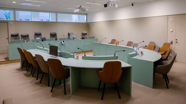 Ibland är det mycket tyst i domstolen. Foto: Adam Ihse/TT