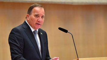 Stefan Löfven vid Riksmötets öppnande 2020. Foto: Jonas Ekströmer/TT