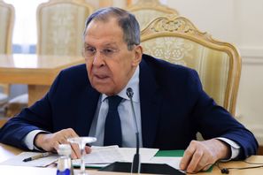 Rysslands utrikesminister Sergej Lavrov. Foto: Tatyana Makeyeva/AP/TT