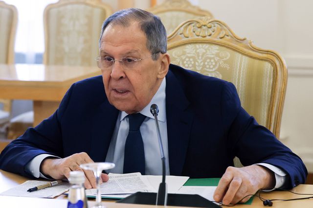 Rysslands utrikesminister Sergej Lavrov. Foto: Tatyana Makeyeva/AP/TT