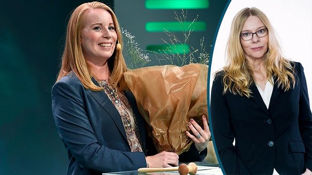 Annie Lööf – inget vidare på historia? Foto: Anders Wiklund/TT / Karl Gabor
