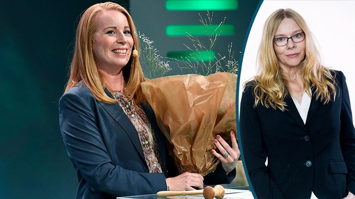 Annie Lööf – inget vidare på historia? Foto: Anders Wiklund/TT / Karl Gabor