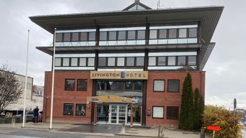 Hotellet som pekats ut som inofficiell kinesisk polisstation. Foto: Isabelle Eriksson