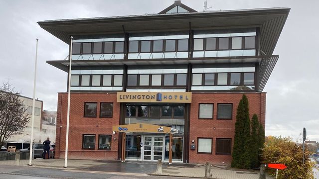 Hotellet som pekats ut som inofficiell kinesisk polisstation. Foto: Isabelle Eriksson