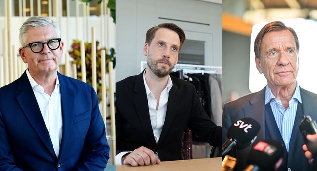 Börsbolagens vd:ar, som Ericssons Börje Ekholm, HM:s Daniel Ervér och Volvo Cars Håkan Samuelsson, väntas ge dålig vägledning om framtiden i kommande rapporter. Foto: Mickan Mörk/Björn Larsson Rosvall/Erik Simander/TT