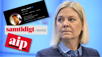 S-ledaren Magdalena Andersson kritiserar SD:s ”trollfabrik” men försvarar samtidigt Socialdemokraternas egna humorkonton och nyhetssajter. Foto: Jessica Gow/TT
