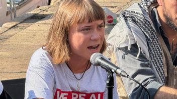 Klimat- och Palestinaaktivisten Greta Thunberg. Foto: Hernan Munoz/AP/TT