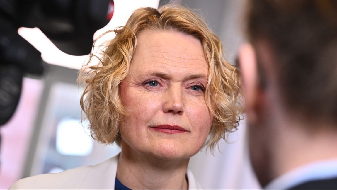 Anna-Karin Hatt är valberedningens förslag till ny partiordförande i Centerpartiet. Foto: Claudio Bresciani/TT