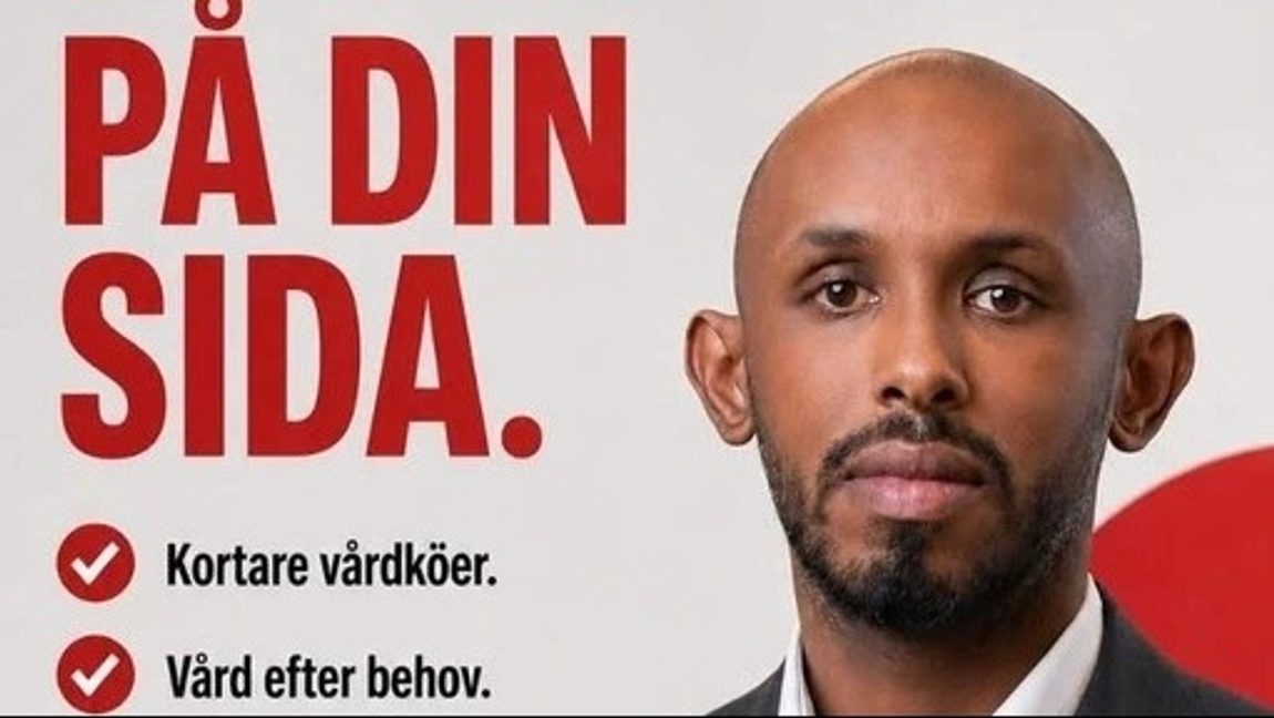Mohamed Abdukardir Ali (V). Foto: Vänsterpartiet