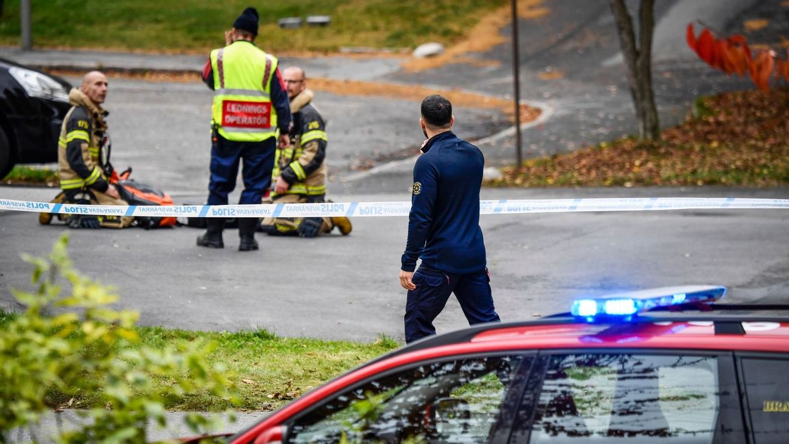 Avspärrningar vid brottsplatsen. Arkivbild. Foto: Pontus Lundahl/TT.