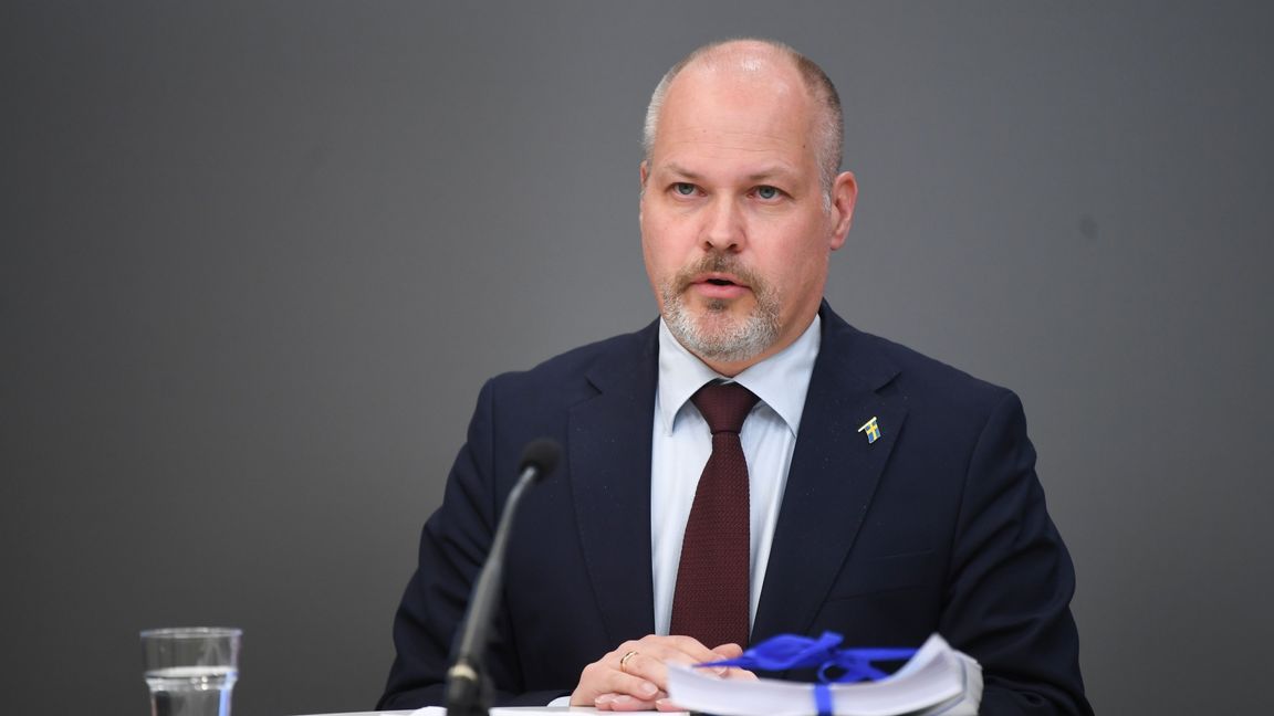 Justitieminister Morgan Johansson (S) vill förbjuda deltagande i rasistiska organisationer. Foto: Fredrik Sandberg, TT.