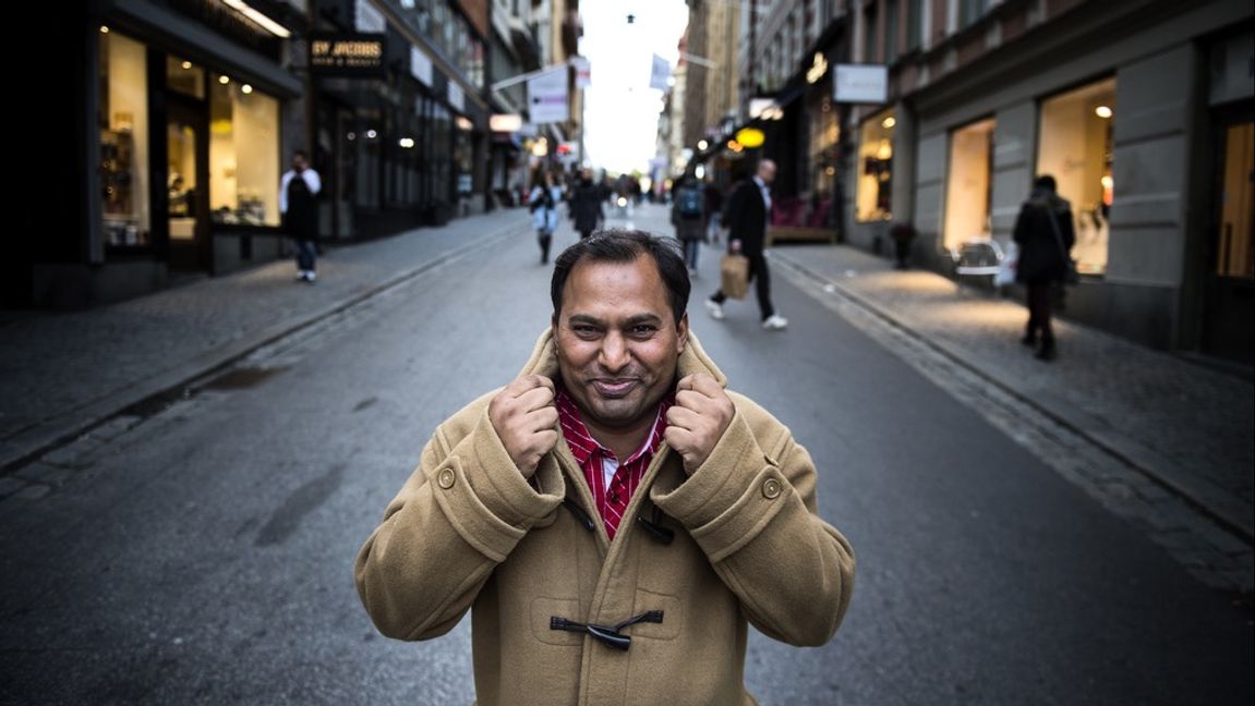 Liaqat Javed driver BRIC, en organisation mot modernt slaveri i Pakistan. En typ av arbete som får mindre uppmärksamhet än slaveri för 150 år sedan. Foto: Pontus Lundahl/TT