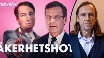 Retsticka med tändsticka. Foto: Skärmbild från SVT.