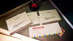 Preliminärt: 85 000 ogiltiga röster i riksdagsvalet