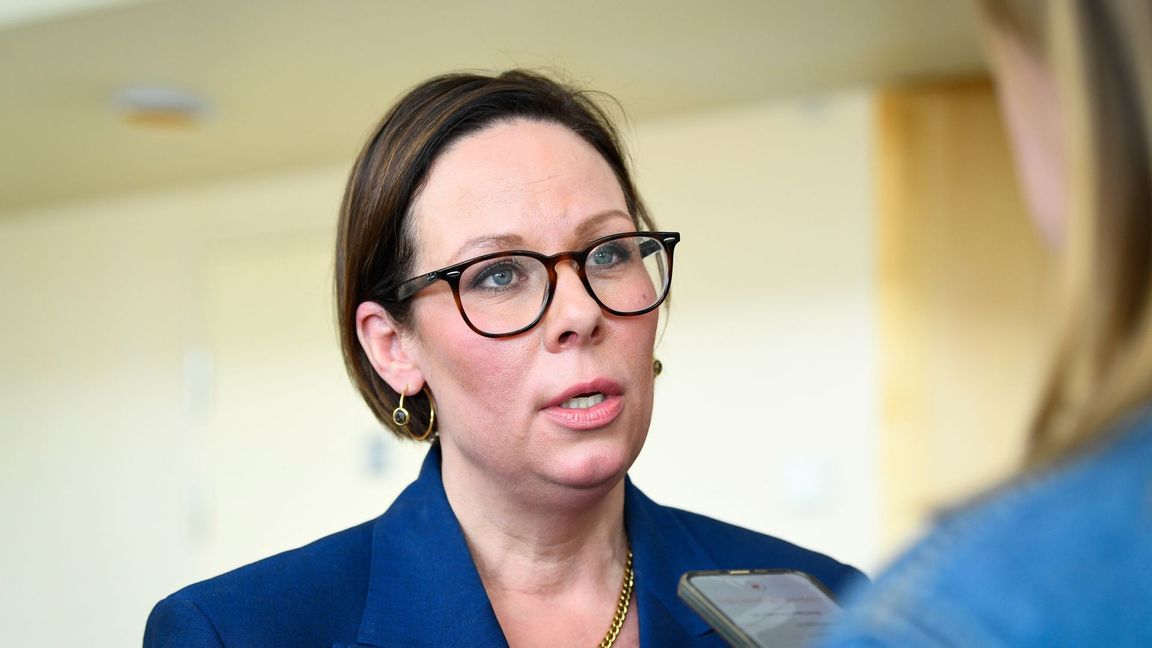 Utrikesminister Maria Malmer Stenergard (M). Foto: Lars Schröder/TT