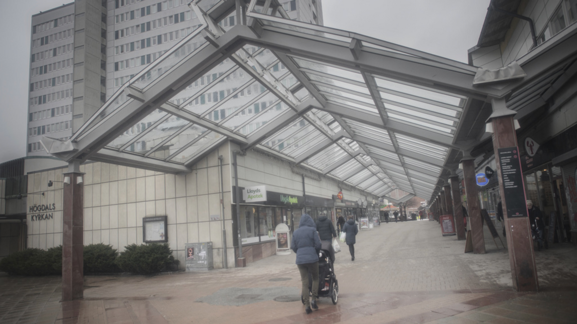 Högdalens centrum. Foto: Magnus Hallgren/DN/TT