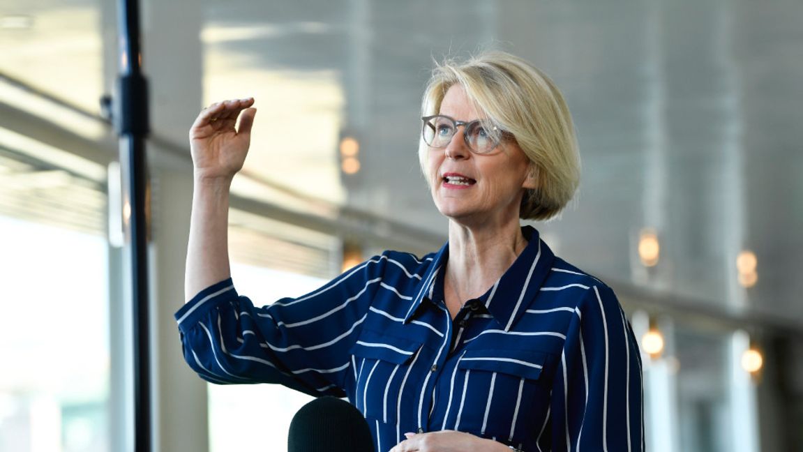 Arkivbild. Elisabeth Svantesson, ekonomisk talesperson för Moderaterna.  Foto: Henrik Montgomery/TT.