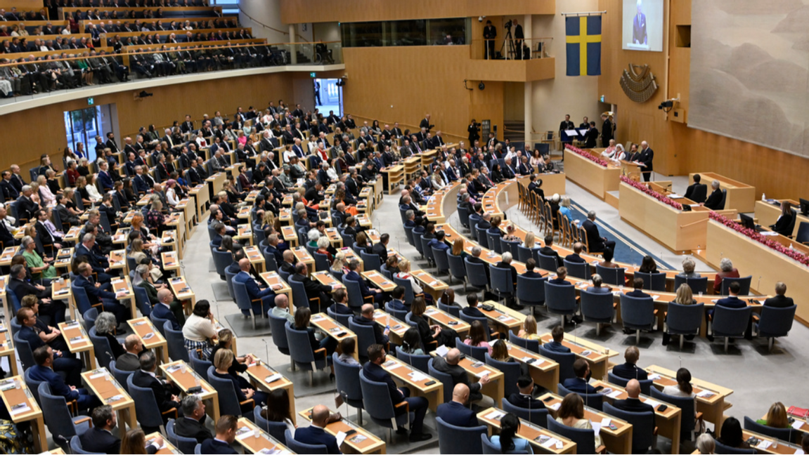 Den svenska demokratin hörs och syns, men lever den? Foto: Anders Wiklund/TT 
