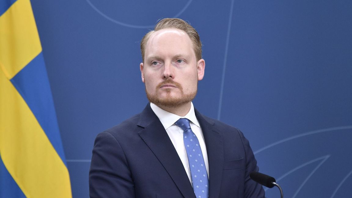 Aron Emilsson (SD). Foto: Axel Narving/TT