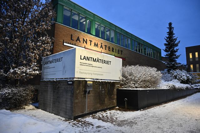 Lantmäteriets huvudkontor i Gävle. Arkivbild. Anders Wiklund/TT