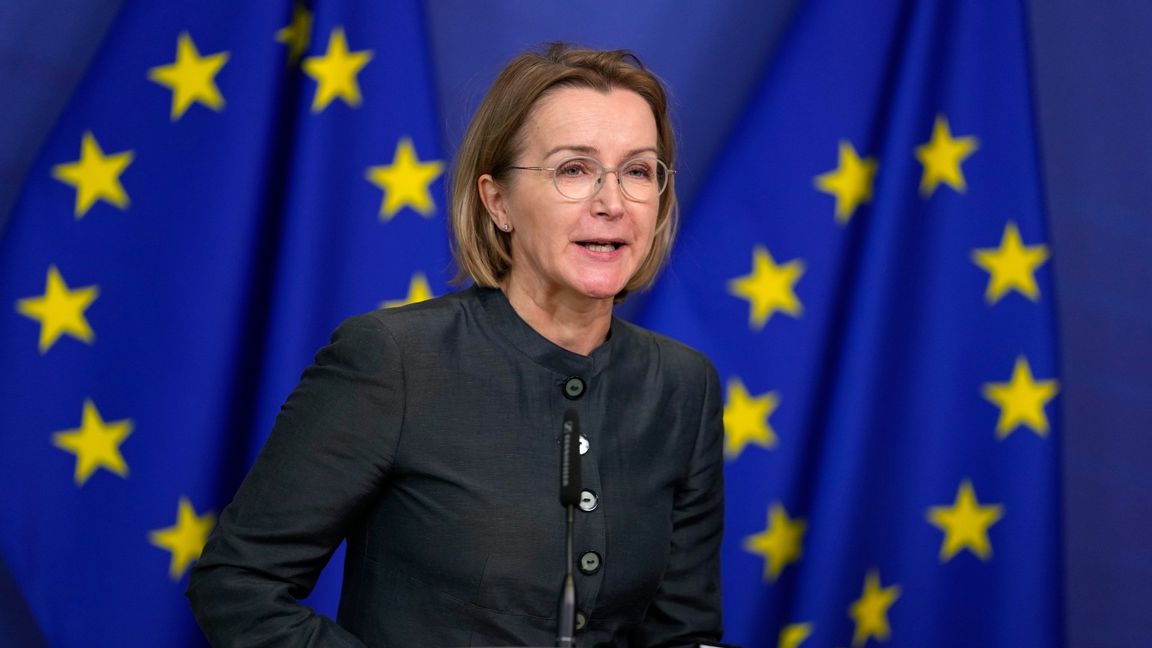 EU:s retursamordnare Mari Juritsch. Foto: Virginia Mayo/AP/TT 