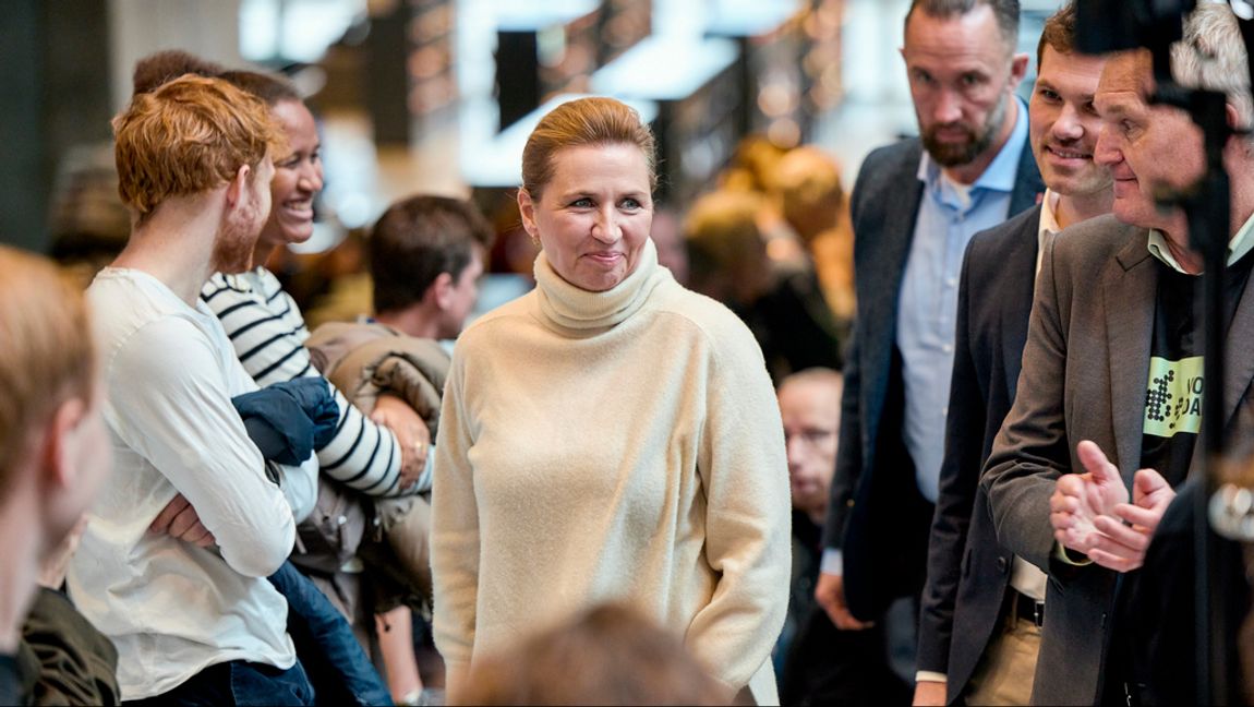 Statsminister Mette Frederiksen förra veckan. Foto: Mikkel Berg Pedersen/AP/TT