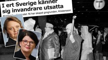 Ursula Berge och Heike Erkers cementerar bilden av socialsekreterare som vänsterflummande tanter i FNL-jackor. Till höger i bild: FNL-demonstration 1978 med Jan Myrdal och FNL till stöd för diktaturen i Kambodja. Foto: TT/Pressbild/Faksimil Aftonbladet