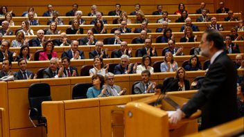 Den spanska senaten i Madrid. Foto: Paul White/AP/TT